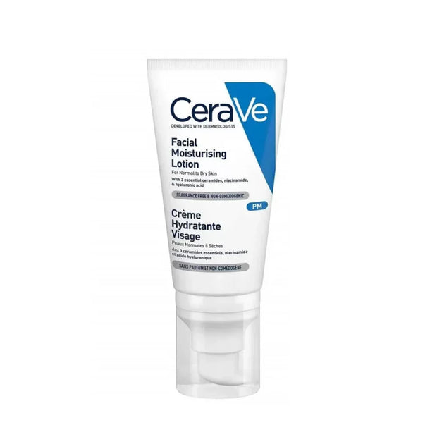 Cerave PM Facial Moisturizing Lotion For Normal To Dry Skin 52Ml